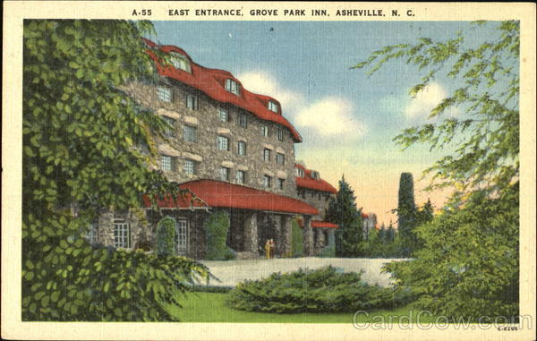 East Entrance Grove Park Inn Asheville North Carolina