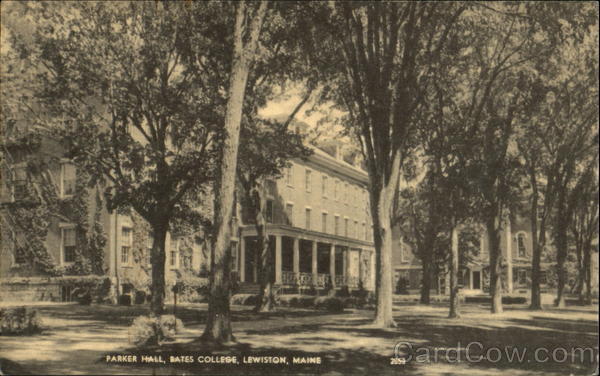Parker Hall, Bates College Lewiston Maine