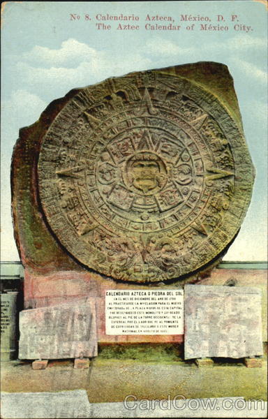 Calendario Azteca O Piedra Del Sol Mexico