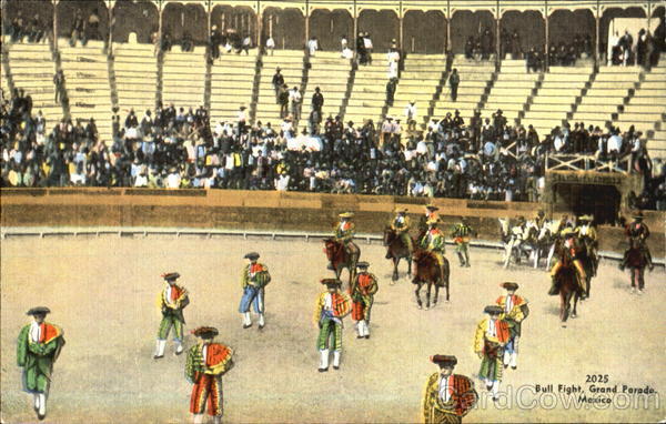 Bull Fight Grand Parada Mexico