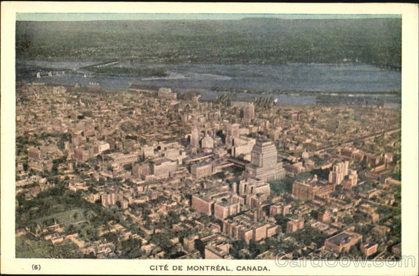 Cite De Montreal PQ Canada Quebec