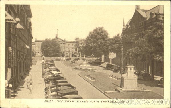 Court House Avenue Looking North Brockville Canada