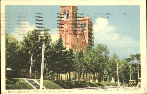 Catholic Church Ste. Agathe Des Monts PQ Canada Quebec