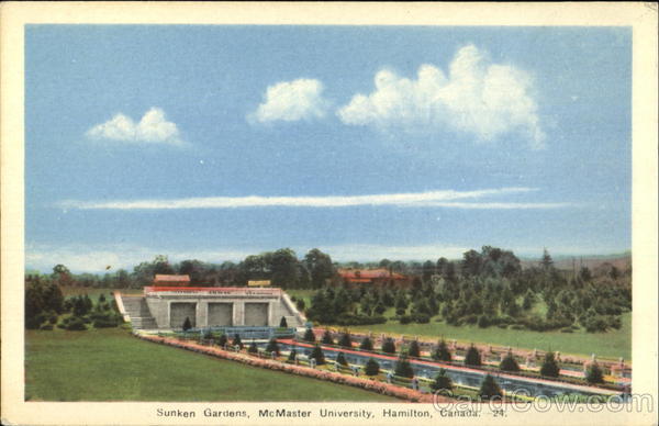 Sunken Gardens, McMaster University Hamilton Canada