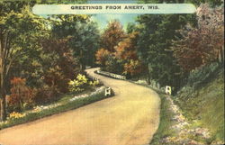 Greetings From Amery Postcard