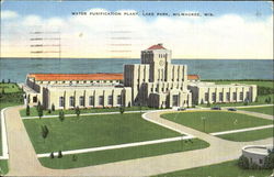 Water Purification Plant, Lake Park Postcard