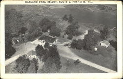 Blanchette's Oakland Park Resort, On Lake Wisconsin Route 2 Postcard
