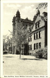 Main Building, James Millikin University Decatur, IL Postcard Postcard