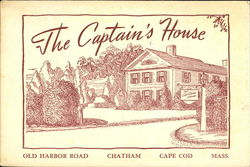 The Captain's House, Cape Cod Postcard