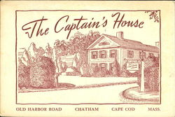 The Captain's House, Cape Cod Chatham, MA Postcard Postcard