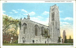 University Of Chicago Chapel Illinois Postcard Postcard