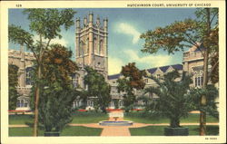 Hutchinson Court, University of Chicago Illinois Postcard Postcard