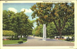 Entrance To Mooseheart Aurora, IL Postcard Postcard