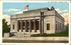 Post Office Ashland, OH Postcard Postcard