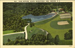 Club Sapphire, Ecusta Recreational Area Brevard, NC Postcard Postcard