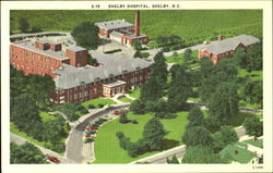 Shelby Hospital Postcard