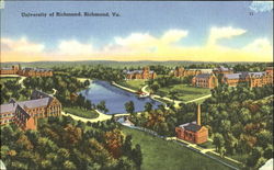 University Of Richmond Virginia Postcard Postcard