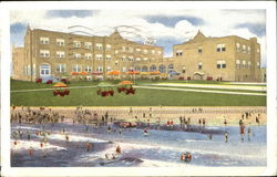 The Pinewood Hotel, 9th Street- On the Ocean Front Virginia Beach, VA Postcard Postcard