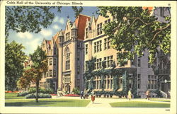 Cobb Hall Of The University Of Chicago Postcard