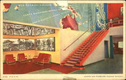 Alcove And Staircase - Italian Pavilion Postcard