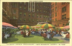 Jacques French Restaurant, 900 N. Michigan Ave Chicago, IL Postcard Postcard