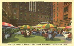 Jacques French Restaurant, 900 N. Michigan Ave Postcard