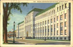 Kresge Administration Building Postcard