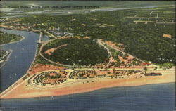 Grand Haven State Park Oval Michigan Postcard Postcard