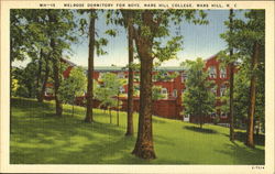 Melrose Dormitory For Boys, Mars Hill College Postcard