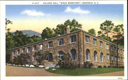 College Hall Girls Dormitory Postcard