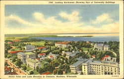 Picnic Point And Mendota In Distance Postcard