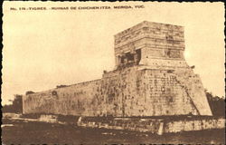 Tigres - Ruinas De Chichen Itza Postcard