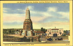Mecixan Emigration Building, Mexican Emigration Building, Showing National Monument Postcard