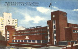 The C. N. R. Central Station Montreal, PQ Canada Quebec Postcard Postcard