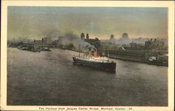 The Harbour From Jacqes Cartier Bridge Postcard