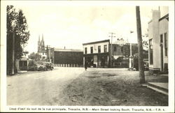 Main Street Looking South Postcard