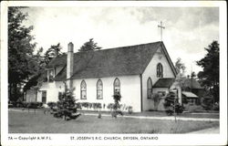 St. Joseph's R.C. Church Dryden, ON Canada Ontario Postcard Postcard