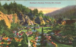 Butchart's Gardens Postcard