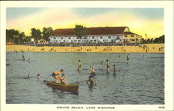 Grand Beach Lake Winnipeg, Canada Misc. Canada Postcard Postcard