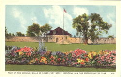 Part Of The Original Walls Of Lower Fort Garry Postcard
