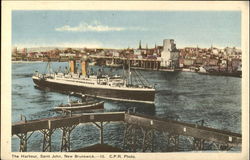 The Harbour Saint John, NB Canada New Brunswick Postcard Postcard