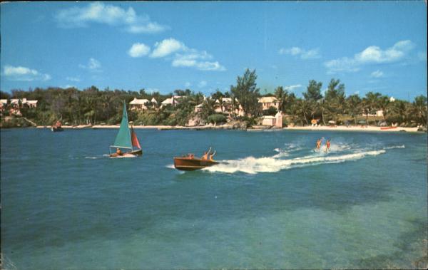 Water Ski-Ing From Cambridge Beaches Somerset Bermuda