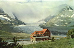 Columbia Icefield Chalet, Banff-Jasper Highway Postcard