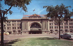 The Canadian National Railway Station Winnipeg, MB Canada Manitoba Postcard Postcard