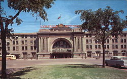 The Canadian National Railway Station Postcard