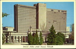 Denver Hilton Hotel Colorado Postcard Postcard