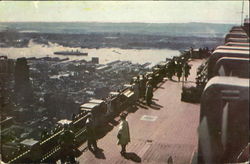RCA Building Observation Roof Postcard