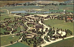 Aerial View Of Father Flanagan's Boys' Home Postcard