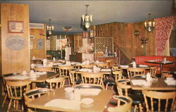 The Downtowner Steakhouse Restaurant, Downtowner Motor Inn Columbia, SC Postcard Postcard
