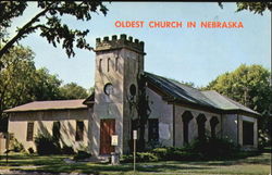 Oldest Church In Nebraska Postcard